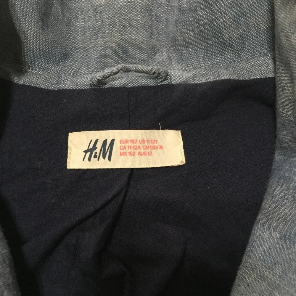 H&M Light Blue Size Small Blazer - Picture 2 of 8